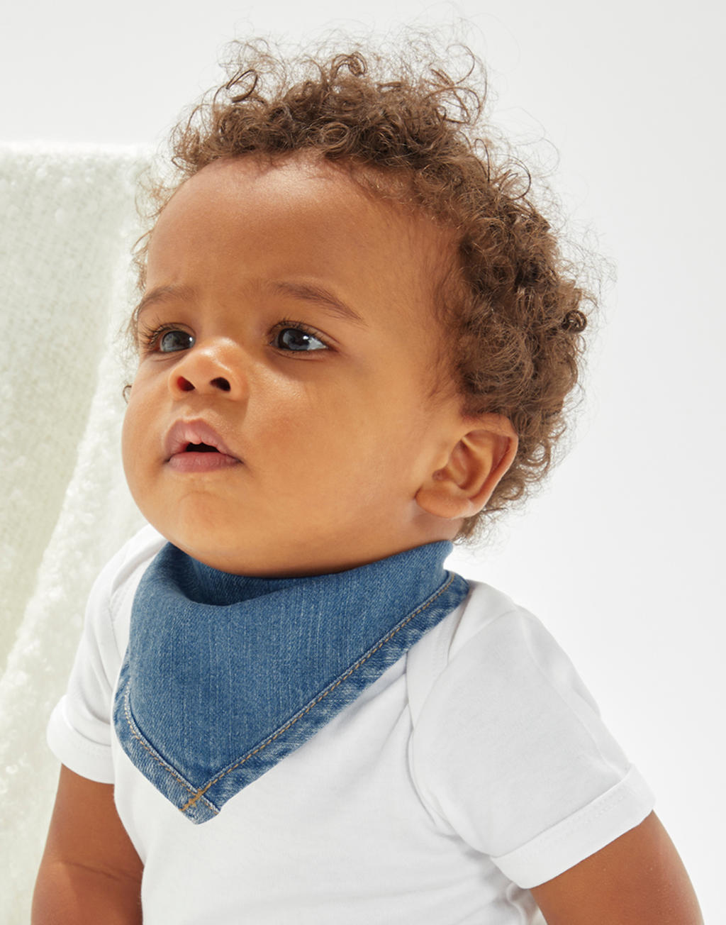 Babybugz 06747 - Baby Rocks Denim Bandana Bib