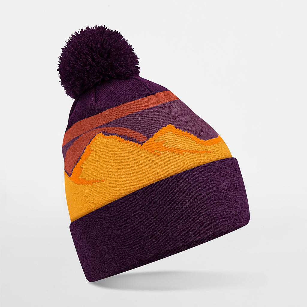 Beechfield 11669 - Mountain Peaks Pom Pom Beanie