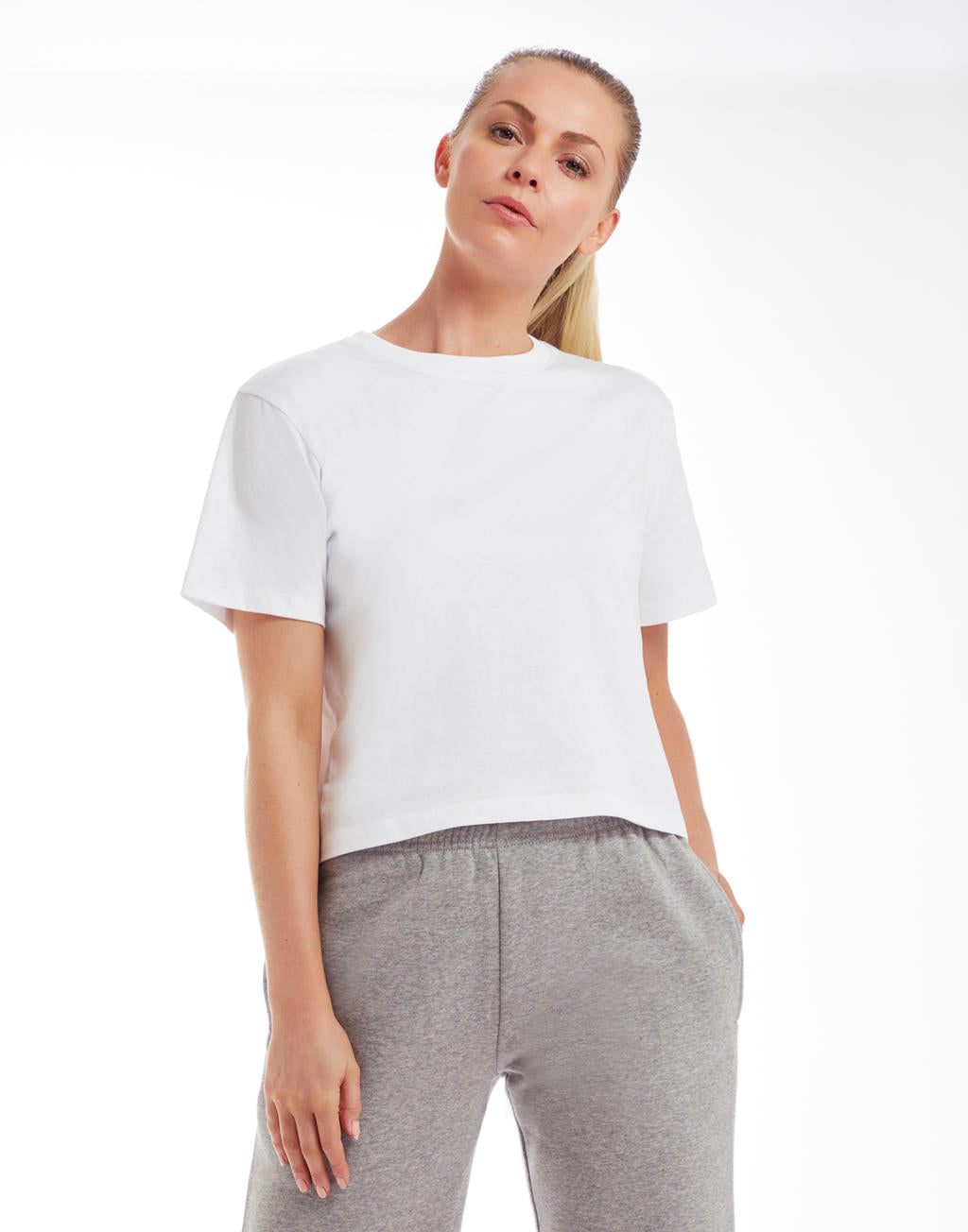 Mantis 18348 - Women's Cropped Heavy T