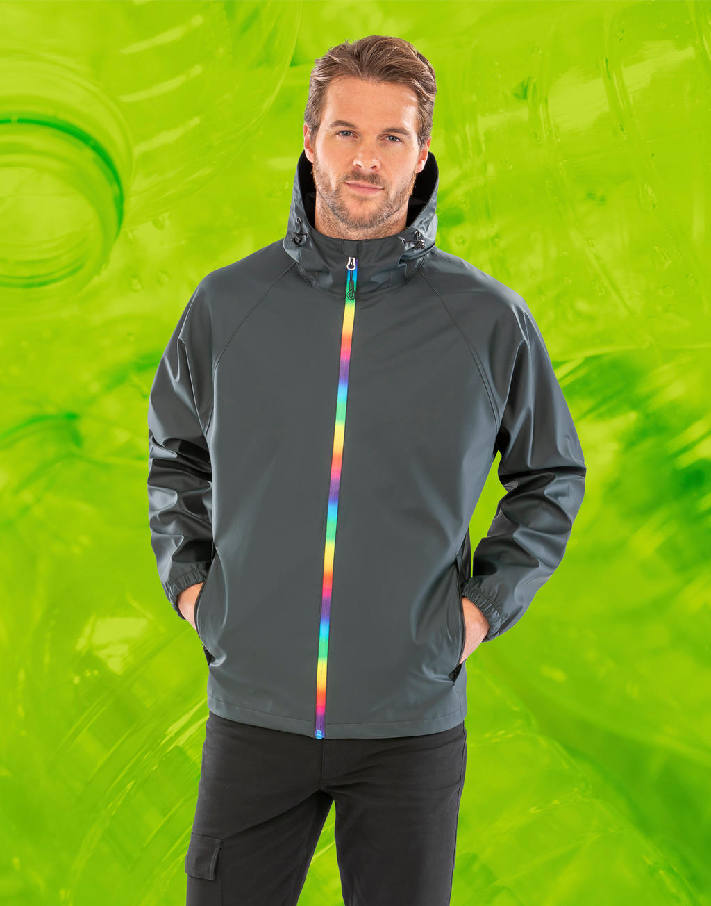 Result Genuine Recycled 21133 - Prism PU Waterproof Jacket with Recycled Backing