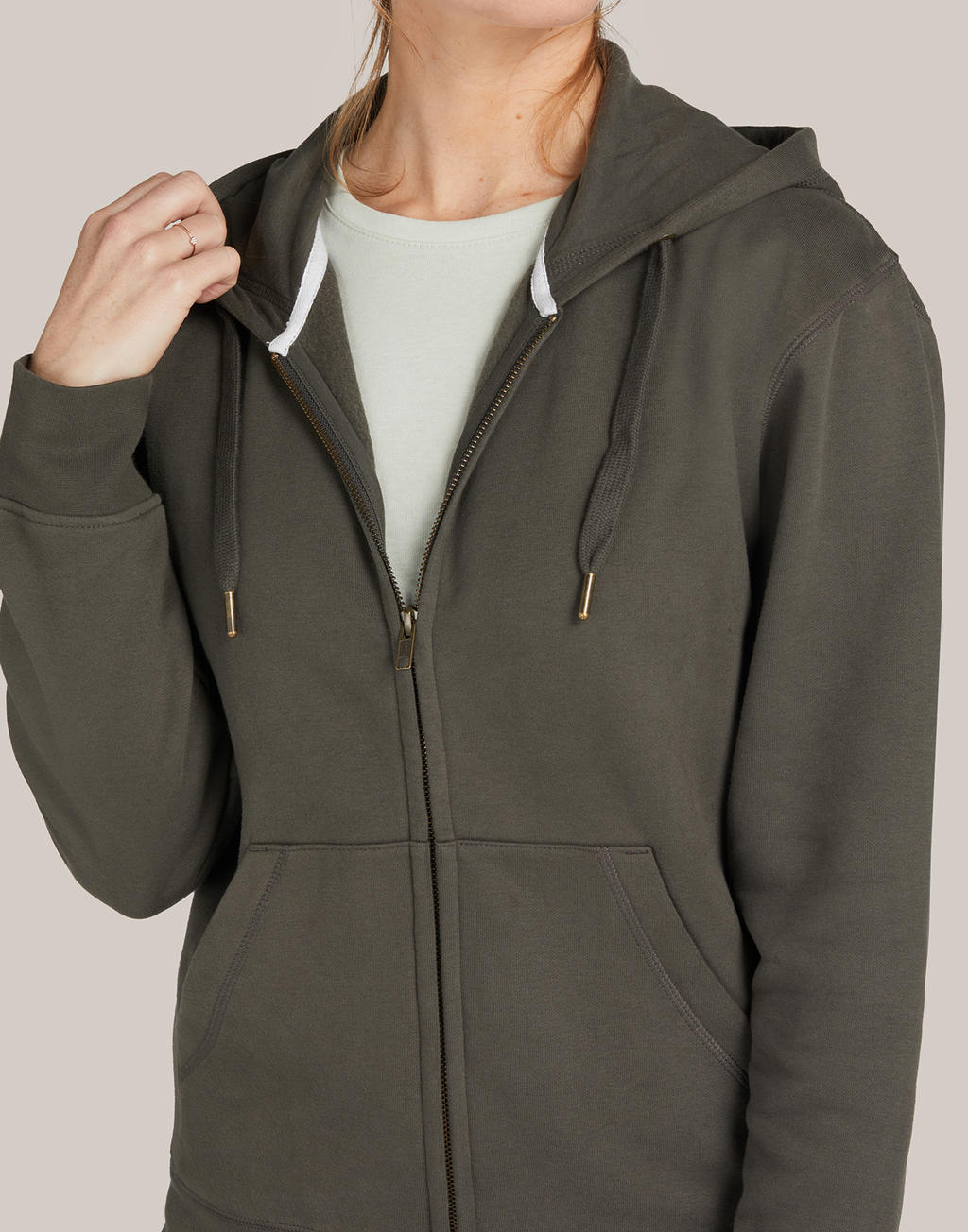 SG Signature Tagless Hooded Full Zip Unisex | 23152