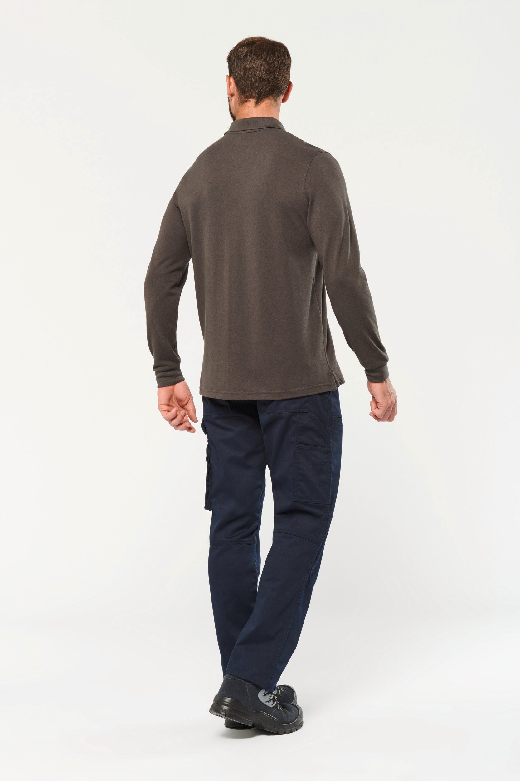 Men's Long-sleeved Polo Shirt | WK276