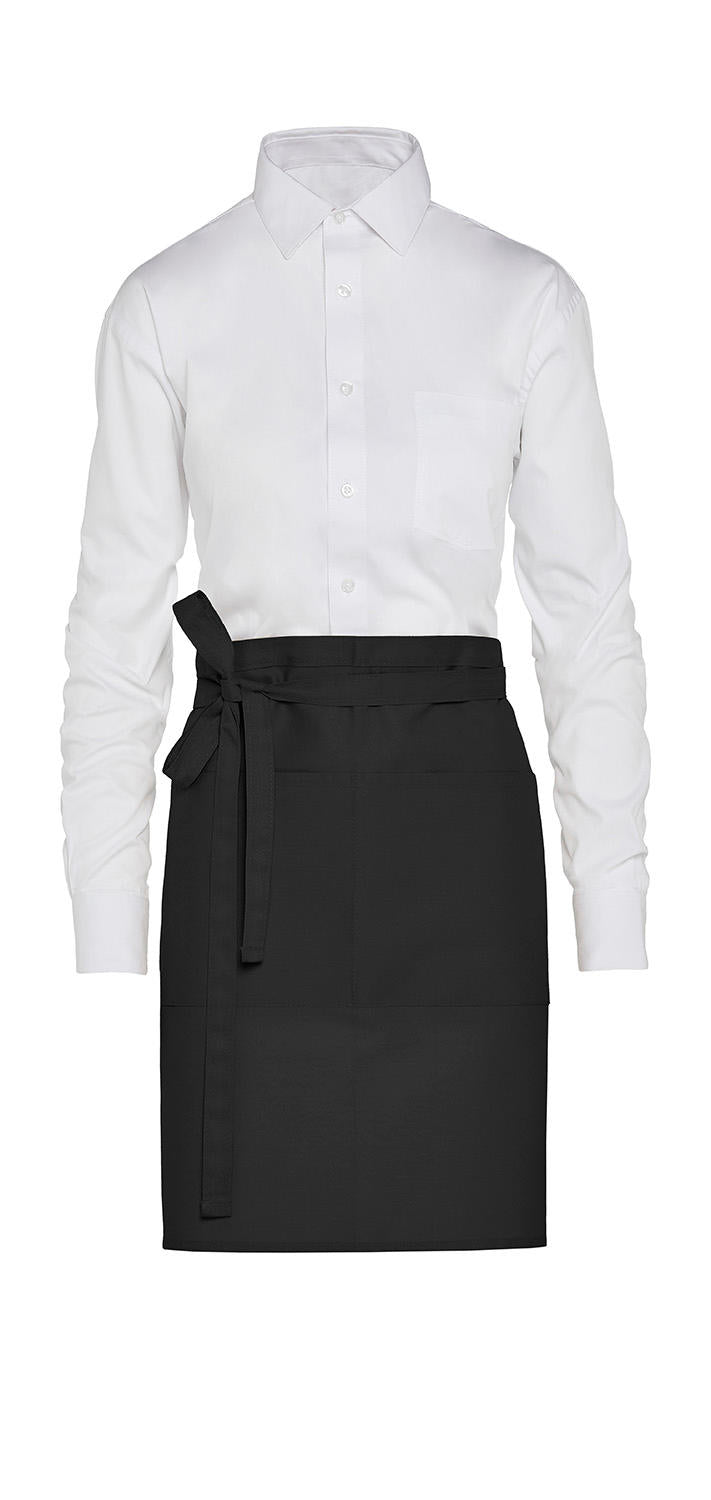 SG Accessories - BISTRO (Ex JASSZ Bistro) 96059 - BRUSSELS - Short Recycled Bistro Apron with Pocket