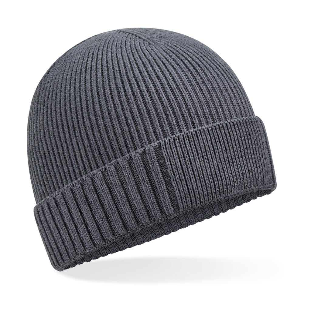 Beechfield 98569 - Organic Cotton Engineered Patch Beanie