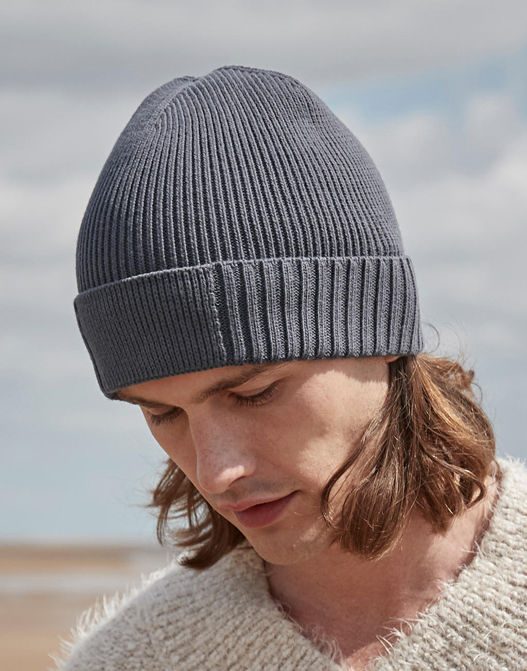 Beechfield 98569 - Organic Cotton Engineered Patch Beanie