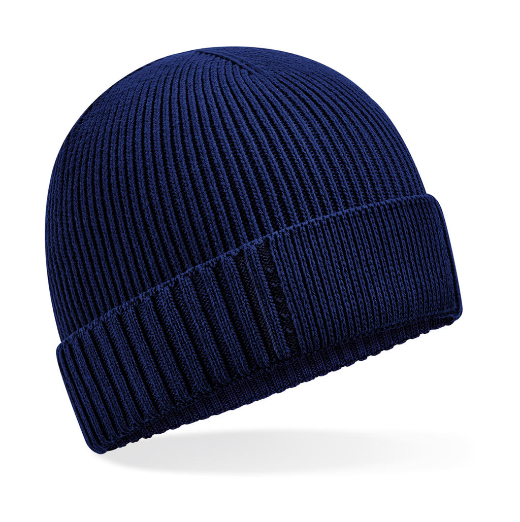 Beechfield 98569 - Organic Cotton Engineered Patch Beanie