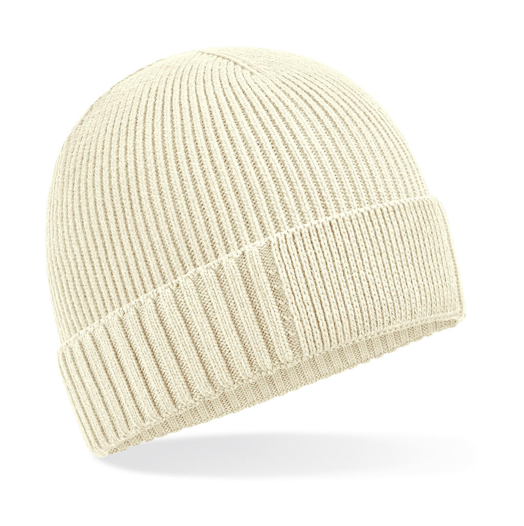 Beechfield 98569 - Organic Cotton Engineered Patch Beanie