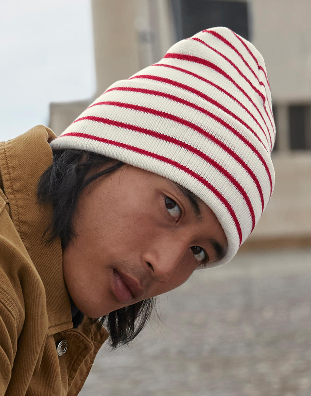 Beechfield 99469 - Original Deep Cuffed Striped Beanie