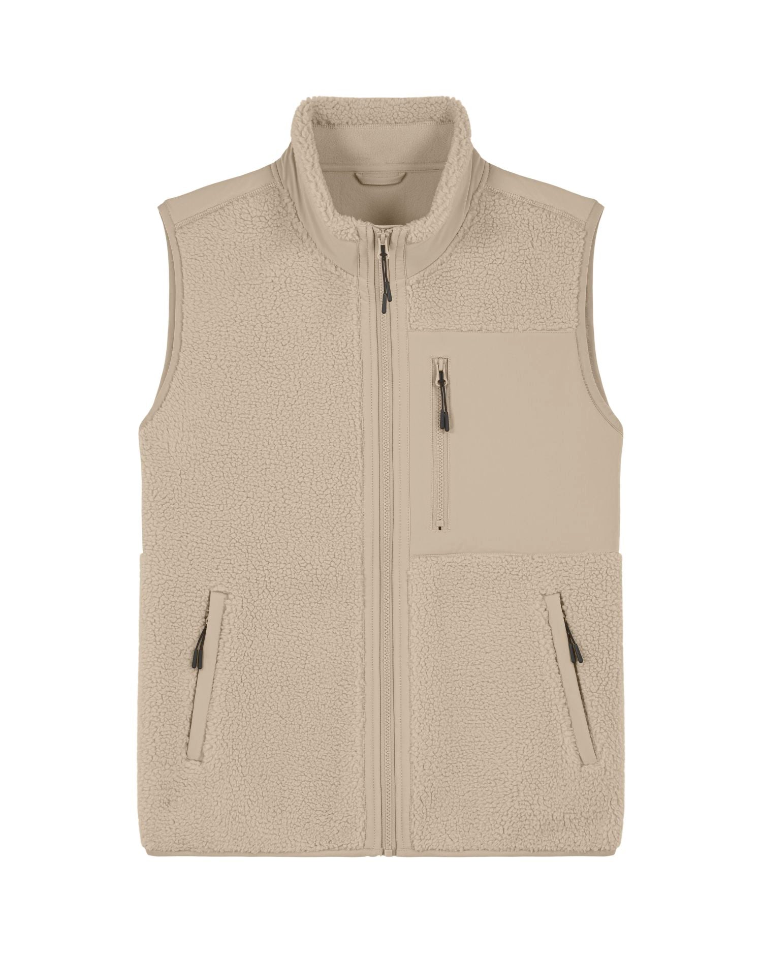 Unisex Recycled Sleeveless Sherpa Jacket | Liner STJU249