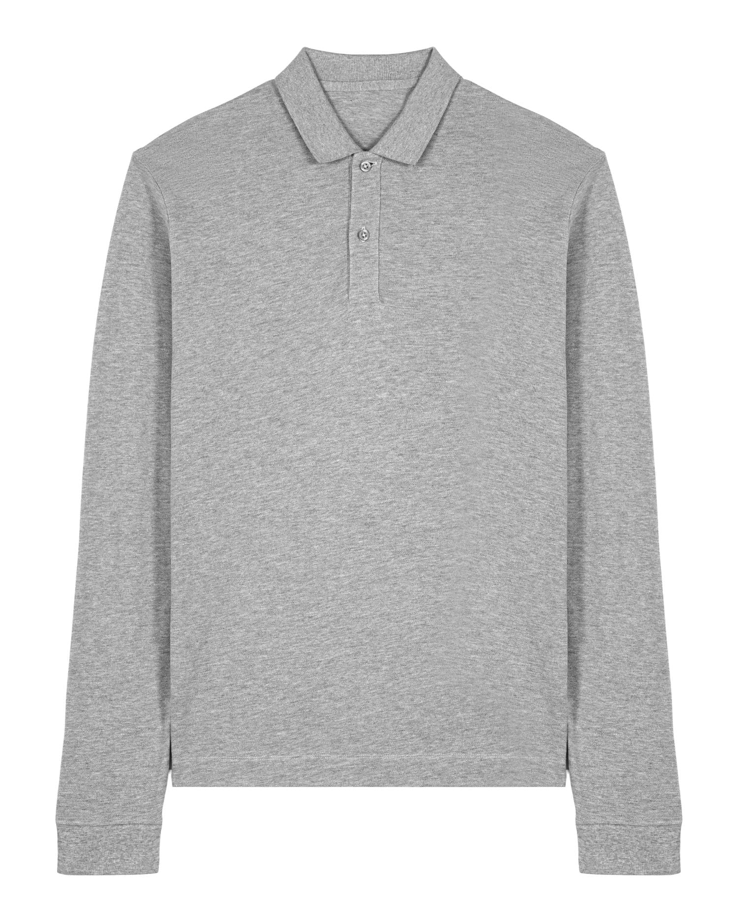 Unisex Organic Cotton Long Sleeve Polo - 240 GSM | Prepster 2.0 STPU223