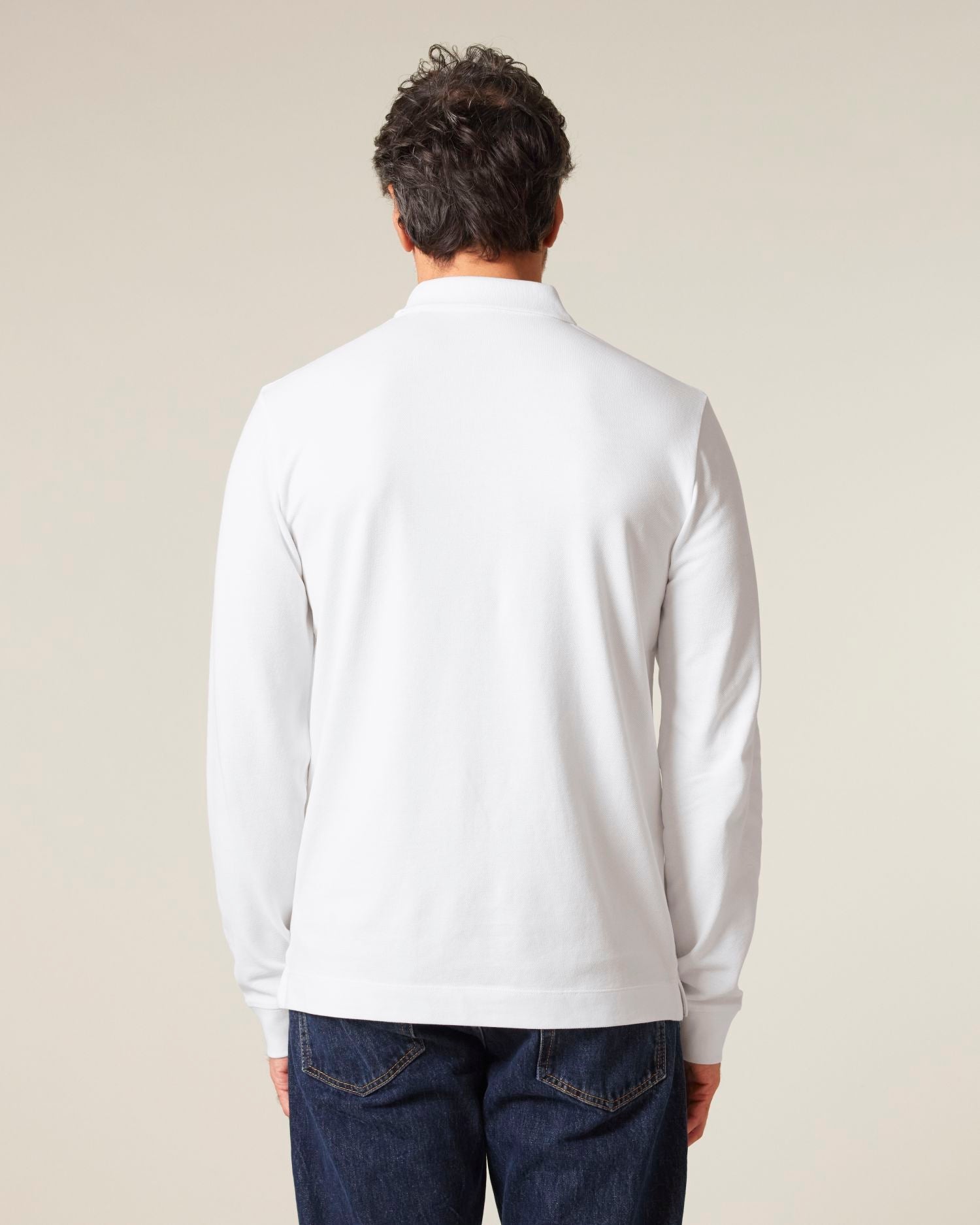 Unisex Organic Cotton Long Sleeve Polo - 240 GSM | Prepster 2.0 STPU223