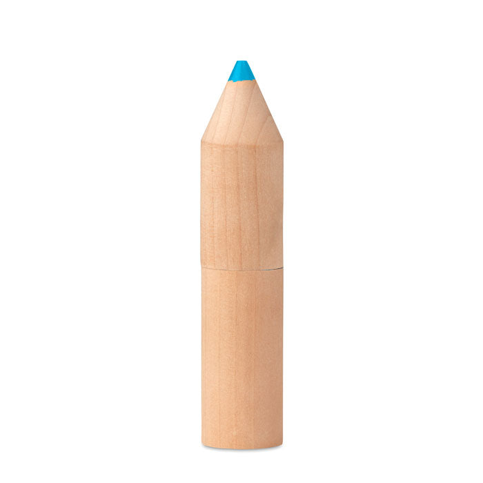 6 Pencils In Wooden Box | PETIT COLORET - MO9875