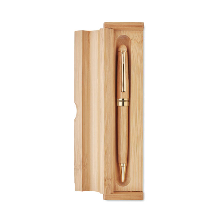 Bamboo Twist Ball Pen In Box | ETNA - MO9912