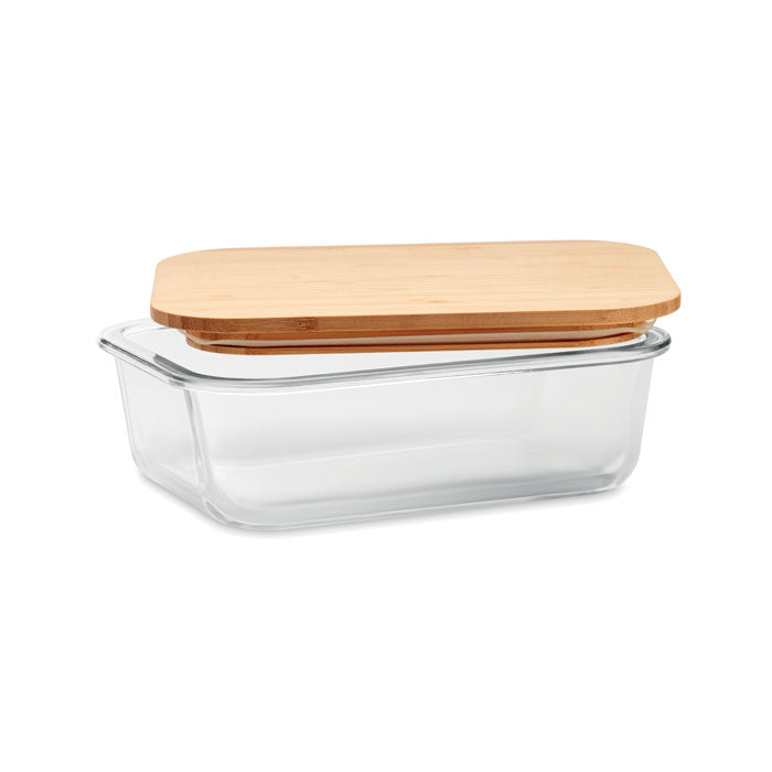 Glass Lunchbox With Bamboo Lid | TUNDRA LUNCHBOX - MO9962