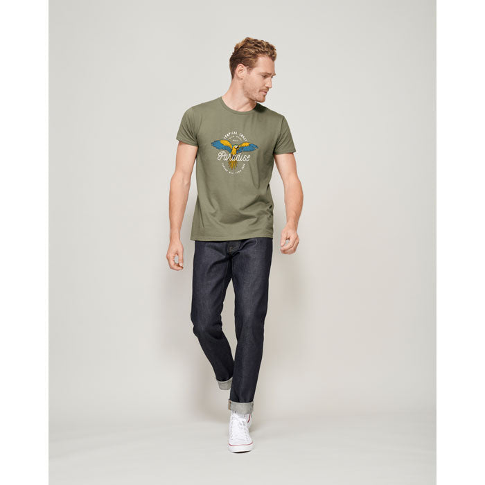 Men’s Fitted Organic Cotton T-Shirt - 175 GSM | PIONEER MEN S03565