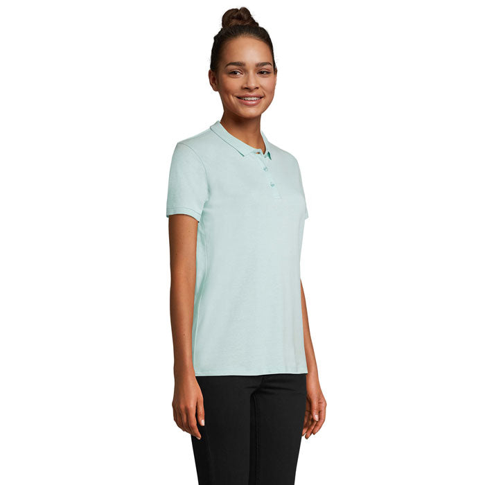 Women’s Organic Cotton Polo Shirt - 170 GSM | SOL'S PLANET WOMEN S03575