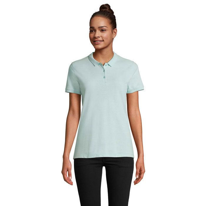 Women’s Organic Cotton Polo Shirt - 170 GSM | SOL'S PLANET WOMEN S03575