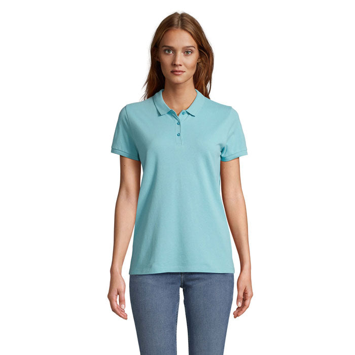 Women’s Organic Cotton Polo Shirt - 170 GSM | SOL'S PLANET WOMEN S03575