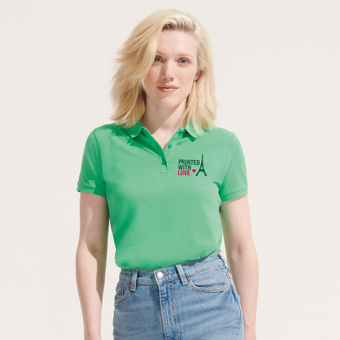 Women’s Organic Cotton Polo Shirt - 170 GSM | SOL'S PLANET WOMEN S03575