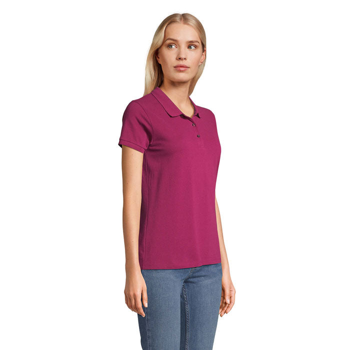 Women’s Organic Cotton Polo Shirt - 170 GSM | SOL'S PLANET WOMEN S03575