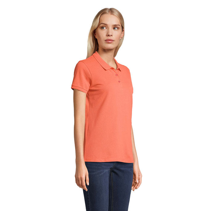 Women’s Organic Cotton Polo Shirt - 170 GSM | SOL'S PLANET WOMEN S03575