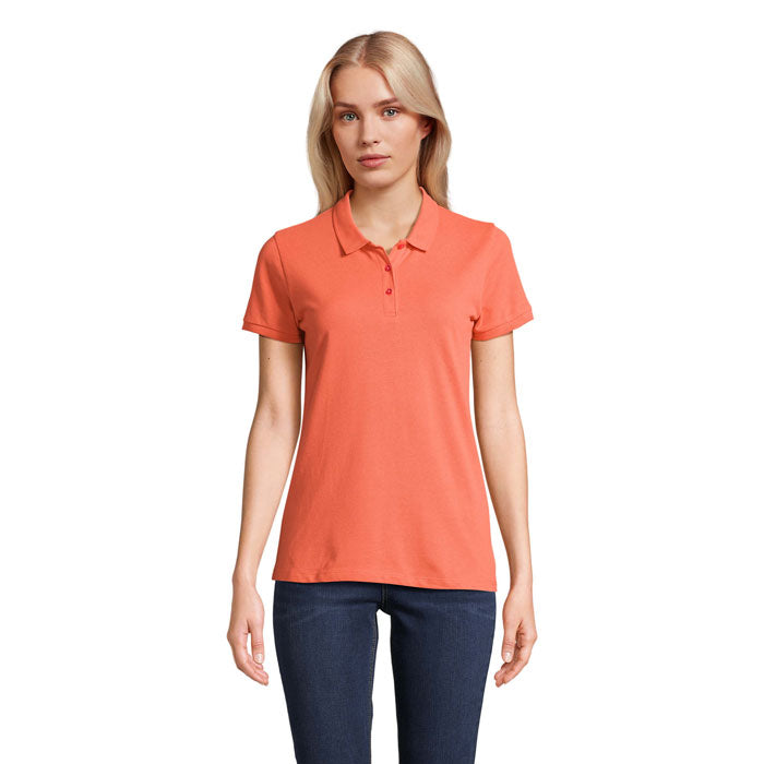 Women’s Organic Cotton Polo Shirt - 170 GSM | SOL'S PLANET WOMEN S03575