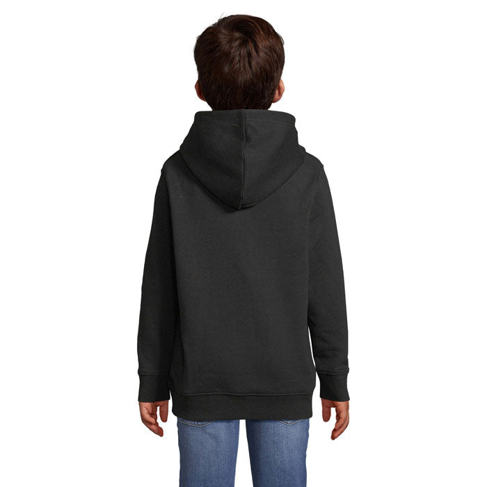 Kids' Organic Cotton Hooded Sweatshirt - 280 GSM | CONDOR KIDS S04238