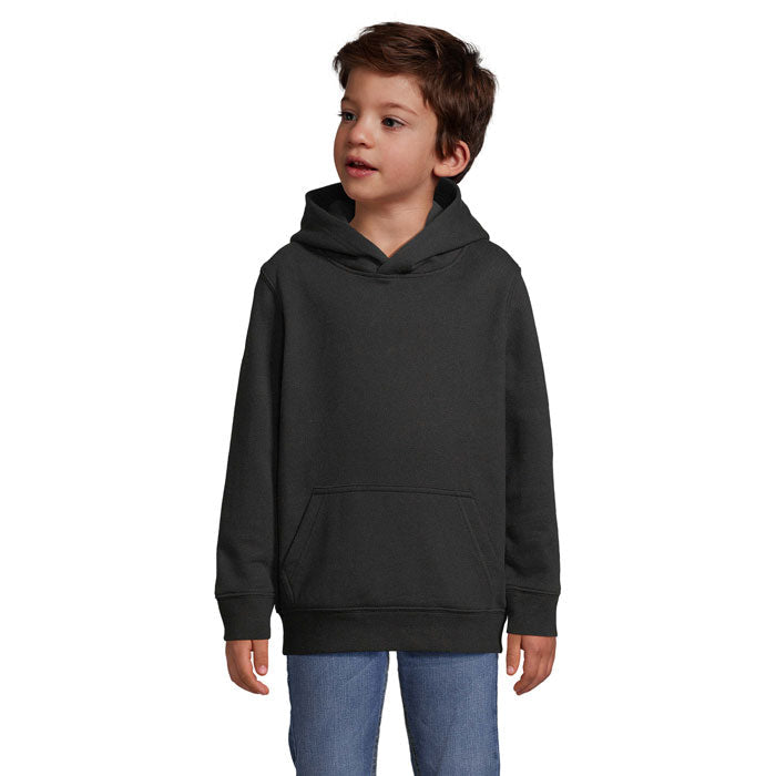 Kids' Organic Cotton Hooded Sweatshirt - 280 GSM | CONDOR KIDS S04238