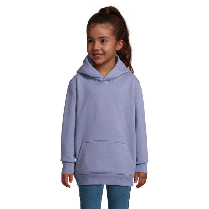 Kids' Organic Cotton Hooded Sweatshirt - 280 GSM | CONDOR KIDS S04238