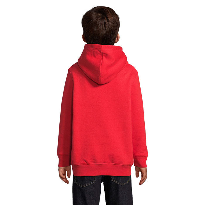 Kids' Organic Cotton Hooded Sweatshirt - 280 GSM | CONDOR KIDS S04238