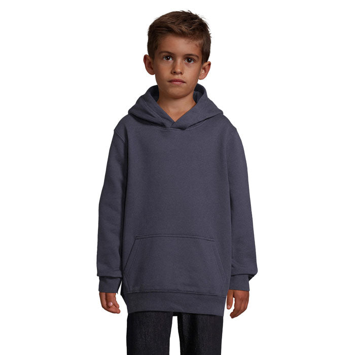 Kids' Organic Cotton Hooded Sweatshirt - 280 GSM | CONDOR KIDS S04238