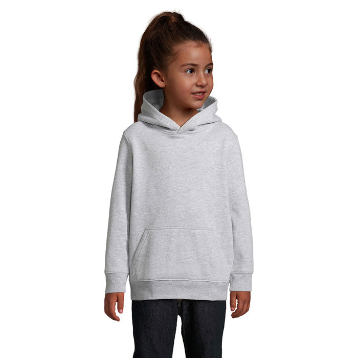 Kids' Organic Cotton Hooded Sweatshirt - 280 GSM | CONDOR KIDS S04238