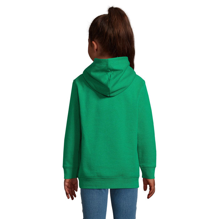 Kids' Organic Cotton Hooded Sweatshirt - 280 GSM | CONDOR KIDS S04238