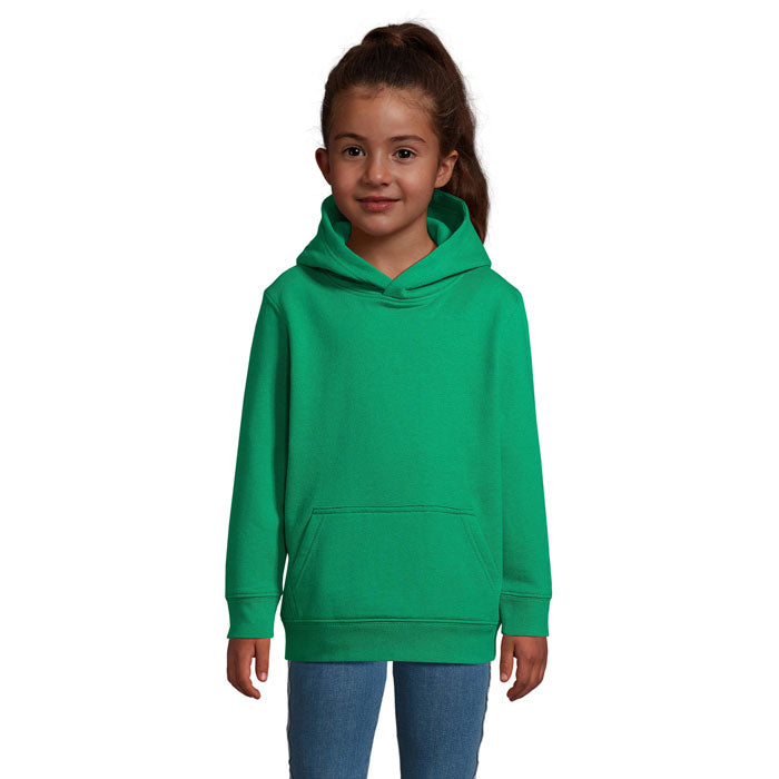 Kids' Organic Cotton Hooded Sweatshirt - 280 GSM | CONDOR KIDS S04238