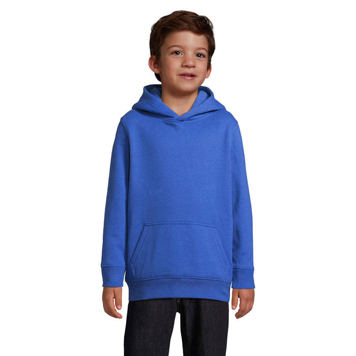 Kids' Organic Cotton Hooded Sweatshirt - 280 GSM | CONDOR KIDS S04238