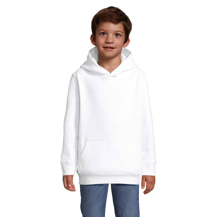 Kids' Organic Cotton Hooded Sweatshirt - 280 GSM | CONDOR KIDS S04238